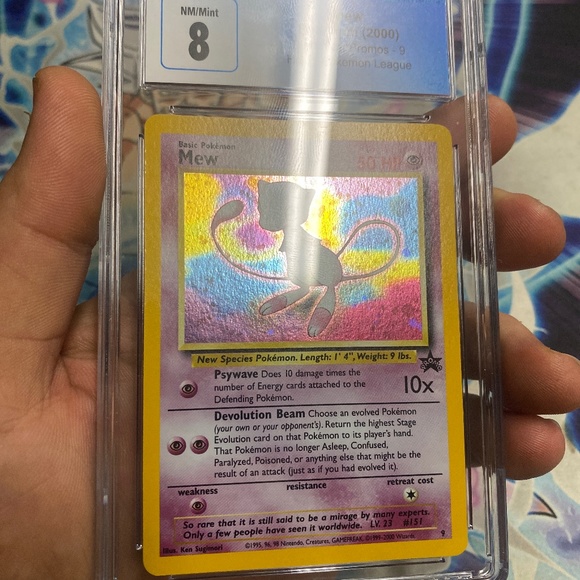holo mew pokemon card 151 PokeArtica AI Artwork Custom Colorless Artist 2021 Pokemon Celebrations Classic Collection